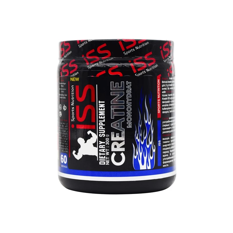 پودر کراتین مونوهیدرات آی اس اس (ISS) 300 گرم