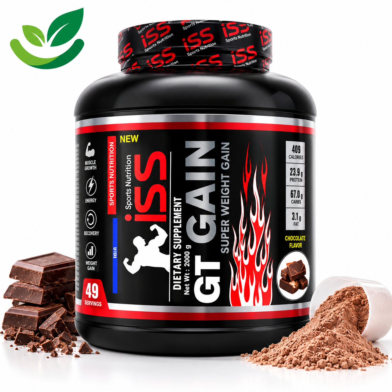 پودر جی تی گین آی اس اس 2000 گرمی ISS